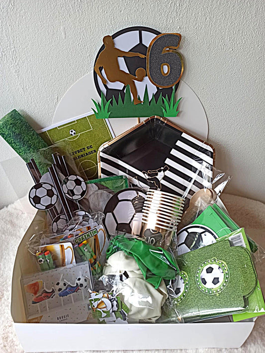 Box anniversaire football - Coffret Complet Personnalisé