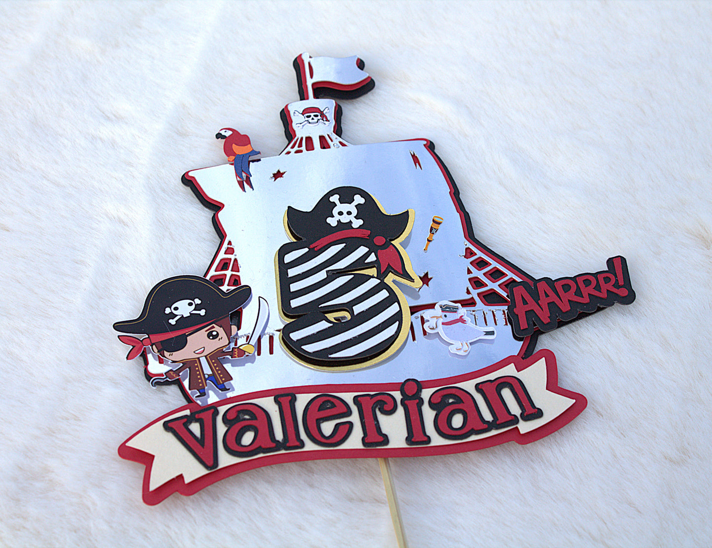 Box Anniversaire Pirate Personnalisée - Kit Complet