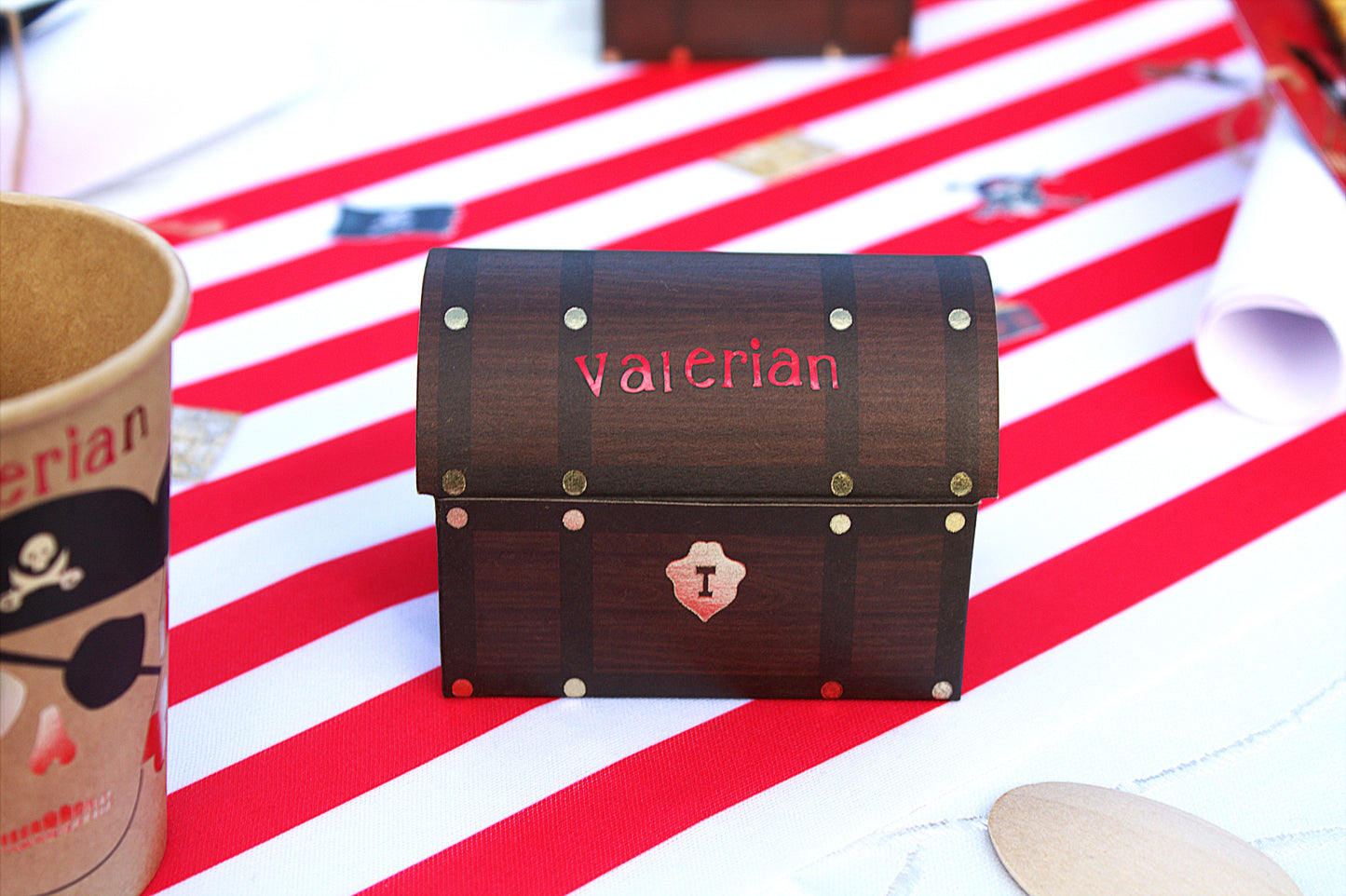 Box Anniversaire Pirate Personnalisée - Kit Complet