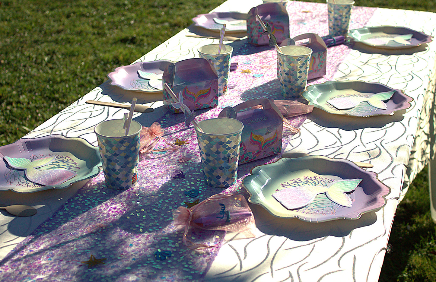 Box Anniversaire Sirène Personnalisée - Kit Complet