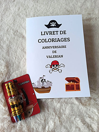 Box Anniversaire Pirate Personnalisée - Kit Complet