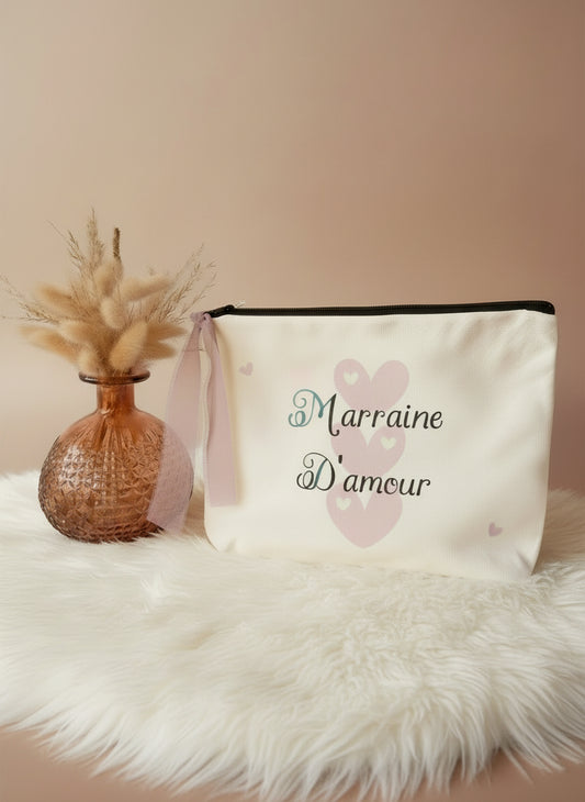 Pochette Personnalisée AMOUR - Cadeau Original avec Prénom